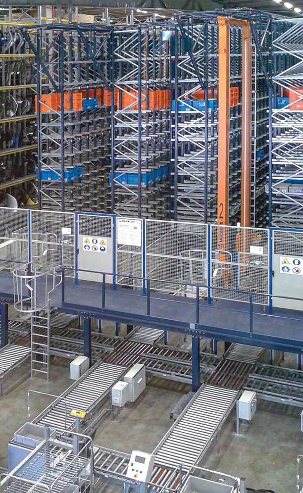 Magasin automatique pour bacs de Zbeda en Israël