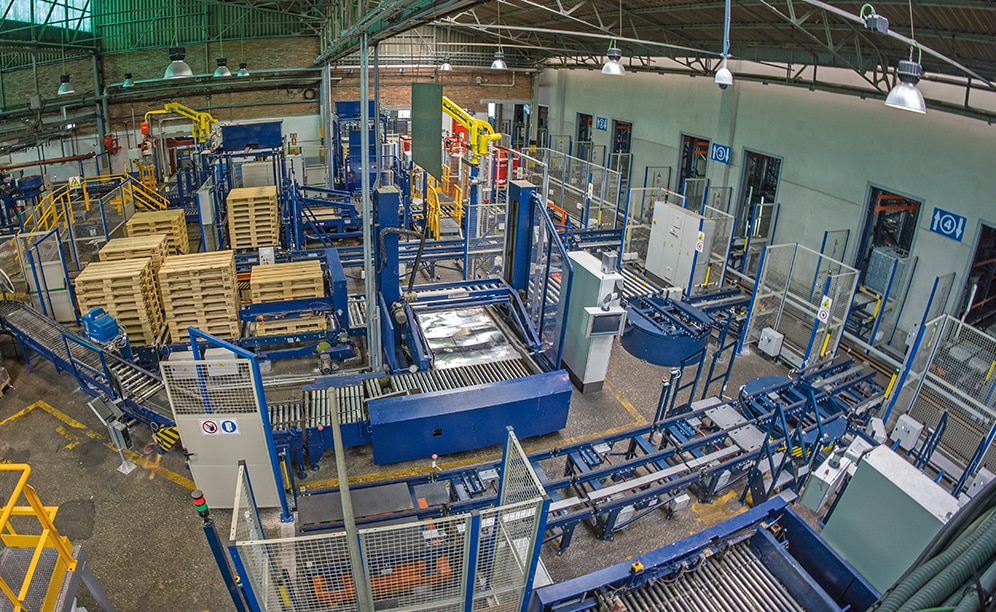 Vue générale de la zone de production