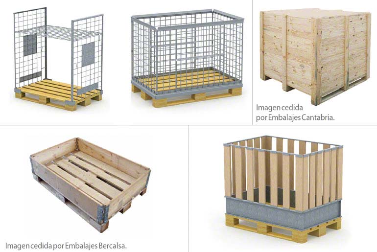 Exemples de caisses palettes en bois