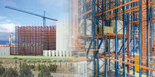 Silo automatique, une structure soutenue par les rayonnages