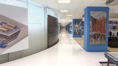 Showroom de Mecalux: 2 500 m² consacrés à l’exposition de Solutions de stockage et intralogistique